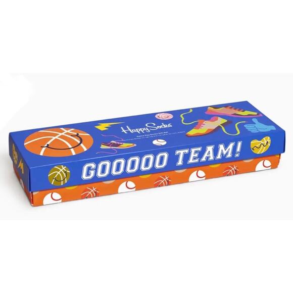 NWT Happy Socks Adults 5-Pack Game Day Socks Gift Set. - Picture 3 of 5